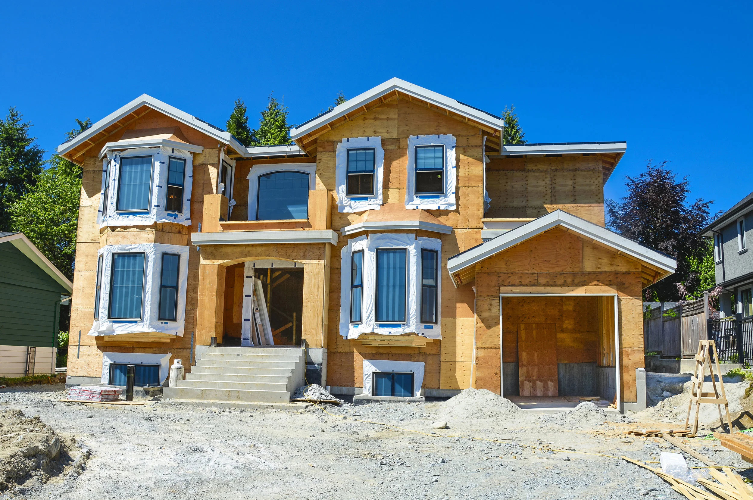 New home construction in progress